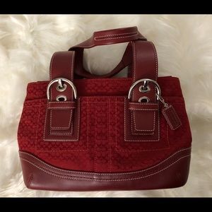 Red Coach Bag